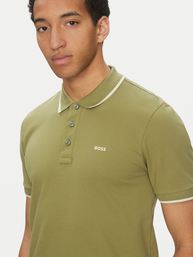 BOSS BOSS Poloshirt Parlay 190 50494697 Grün Regular Fit