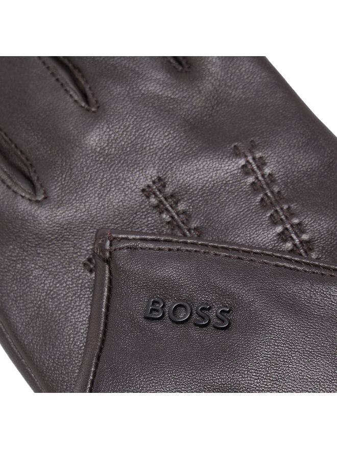BOSS Vīriešu cimdi Boss Hainz5 50477271 Brūns