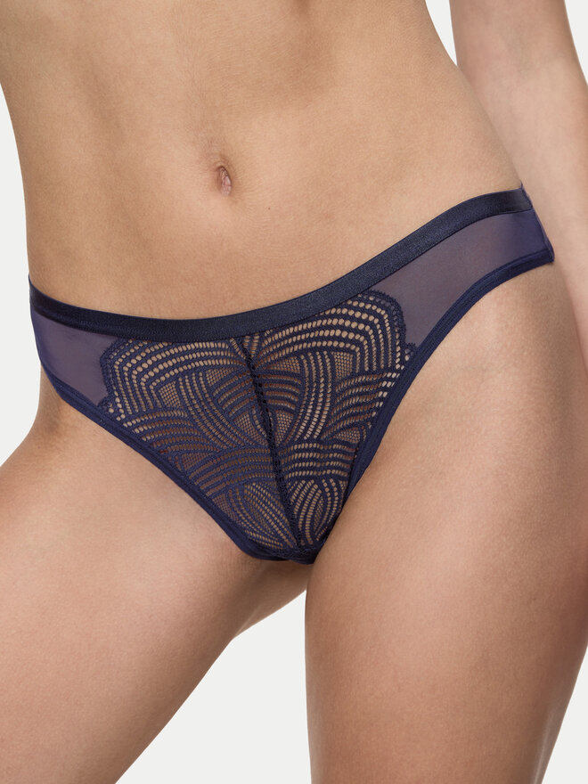 Triumph Triumph Braziljske spodnje hlačke Delightful Spotlight 10219844 Mornarsko modra