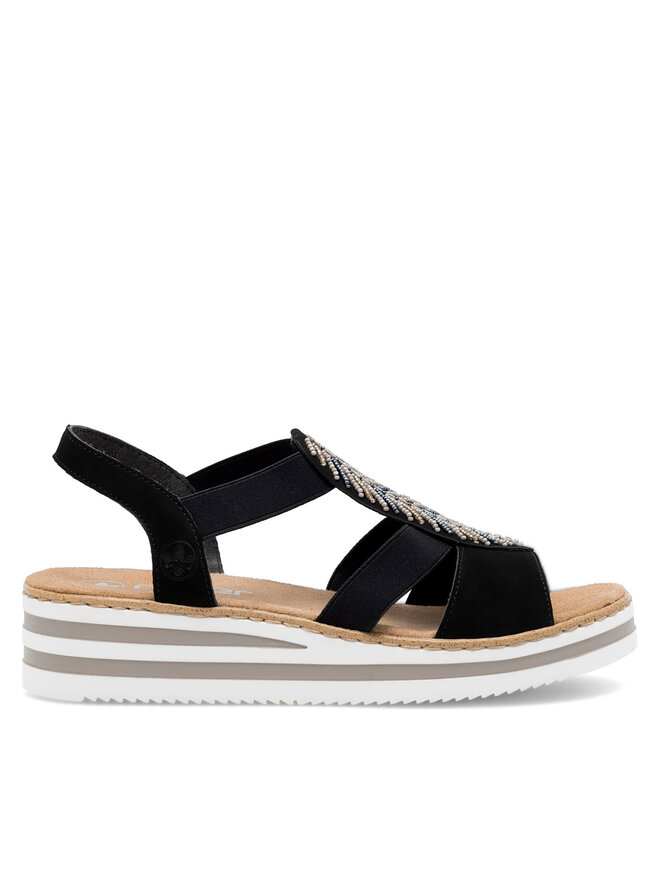 Rieker Sandalen Rieker V02C1-00 Schwarz