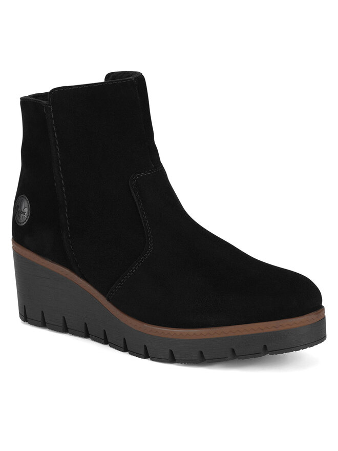 Rieker Īsie zābaki Rieker Y5065-00 Melns