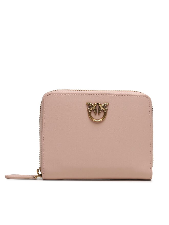 PINKO Duży Portfel Damski Pinko Taylor Zip Around AI 23-24 PCPL 100249 A0F1 Różowy