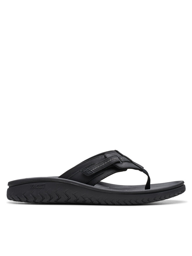 Clarks Джапанки Clarks Wesley Sun 26176988 Черен