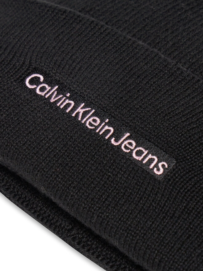 Calvin Klein Czapka Calvin Klein Inst Embro K60K612651 Czarny