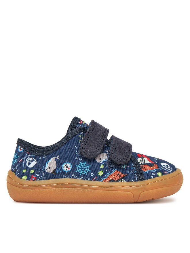 Froddo Papucs Froddo Barefoot Canvas G1700379-29 M Sötétkék