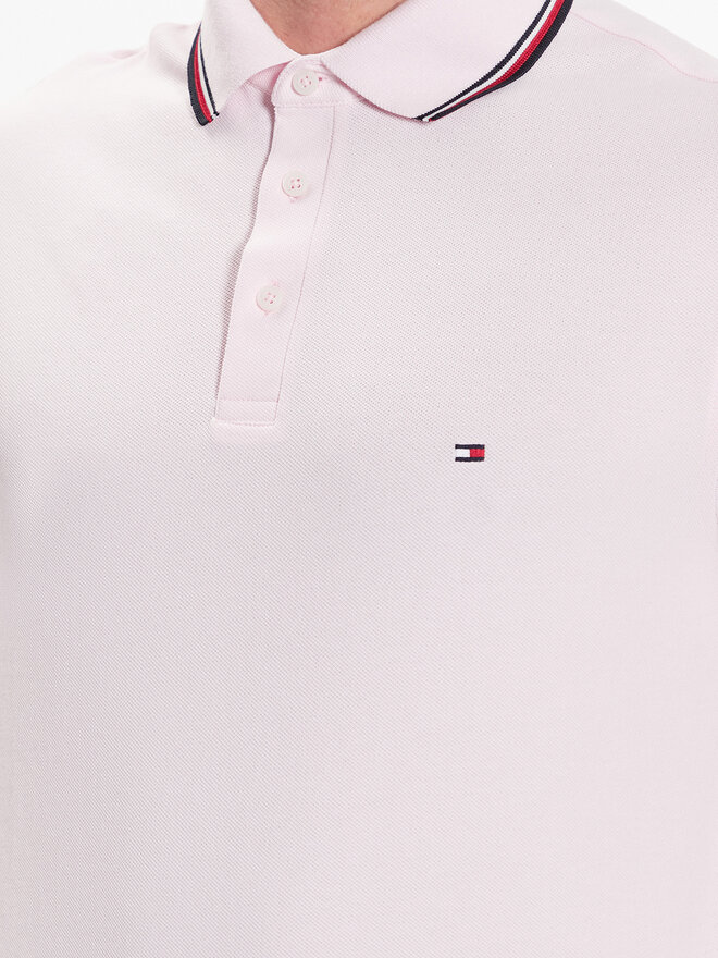 Tommy Hilfiger Tommy Hilfiger Poloshirt 1985 MW0MW30750 Rosa Slim Fit