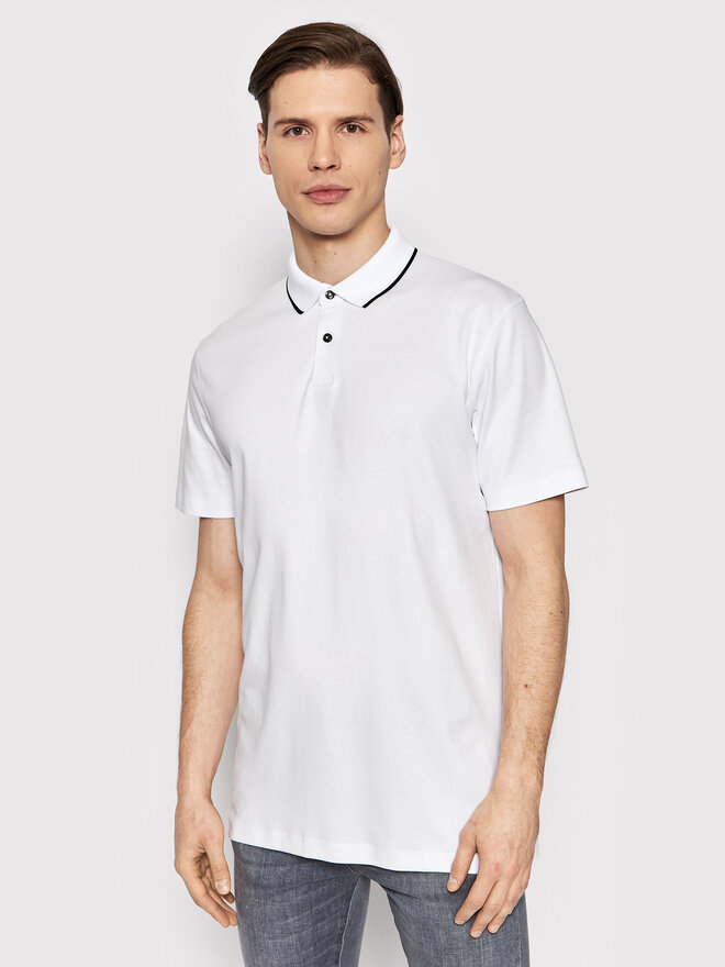 Selected Homme Selected Homme Polo Leroy 16082844 Λευκό Regular Fit