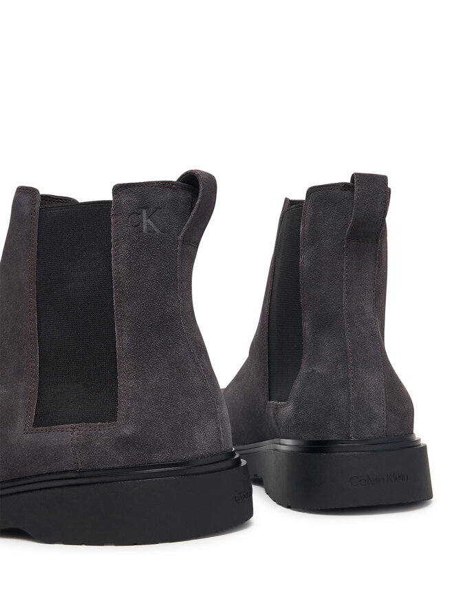 Calvin Klein Klassische Stiefeletten Calvin Klein Combat Ess Chelsea Boot Su YM0YM01372 Dunkelgrau
