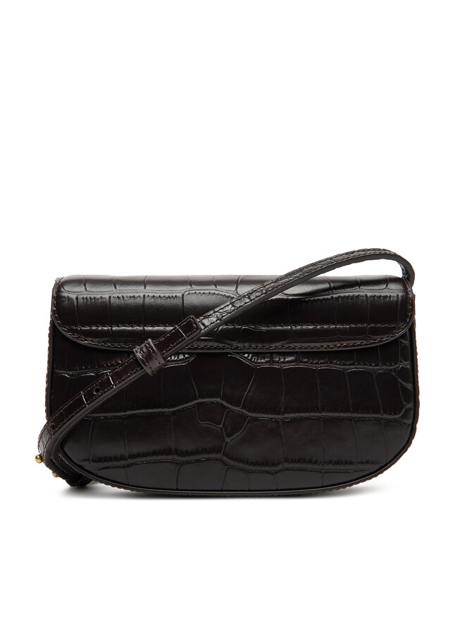 Tommy Hilfiger Ročna torba Tommy Hilfiger Party Le Mini Crossover Croc AW0AW18203 Rjava