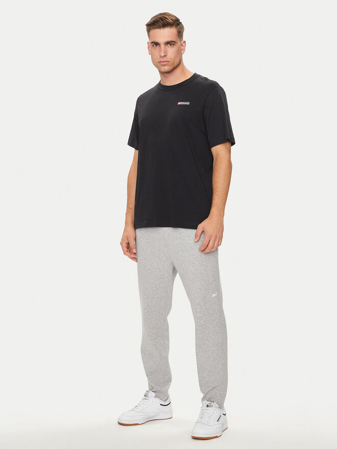 Reebok Reebok Marškinėliai Ri Logo Mash Up Tee 100076372 Juoda Regular Fit