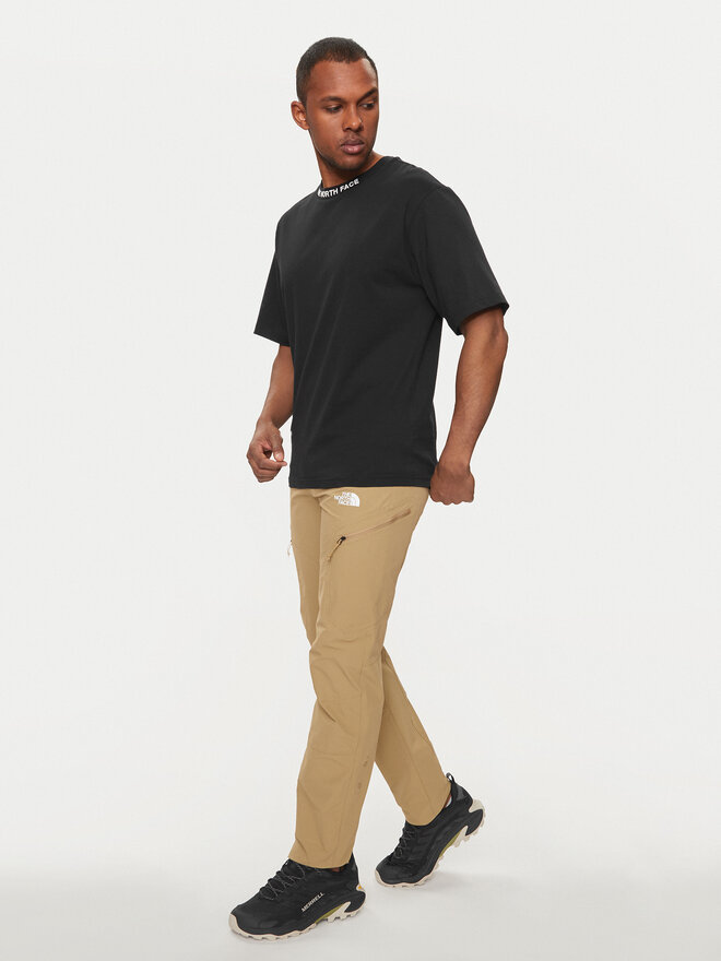 The North Face The North Face Marškinėliai Zumu NF0A87DD Juoda Regular Fit