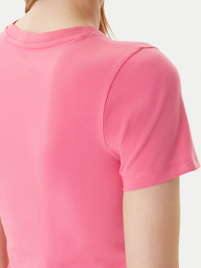 Guess Jeans Guess Jeans Camiseta W4YI04 J1314 Rosa Slim Fit