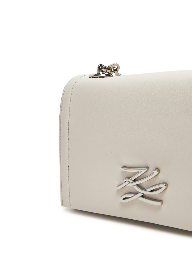 KARL LAGERFELD Torebka KARL LAGERFELD A1W30174 Écru