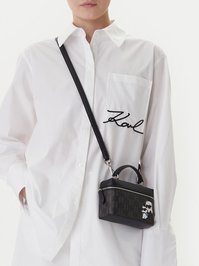 KARL LAGERFELD Handtasche KARL LAGERFELD B1W32014 Braun