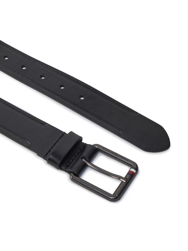 Tommy Hilfiger Чоловічий ремінь Tommy Hilfiger Casual 3.5 AM0AM12066 Чорний