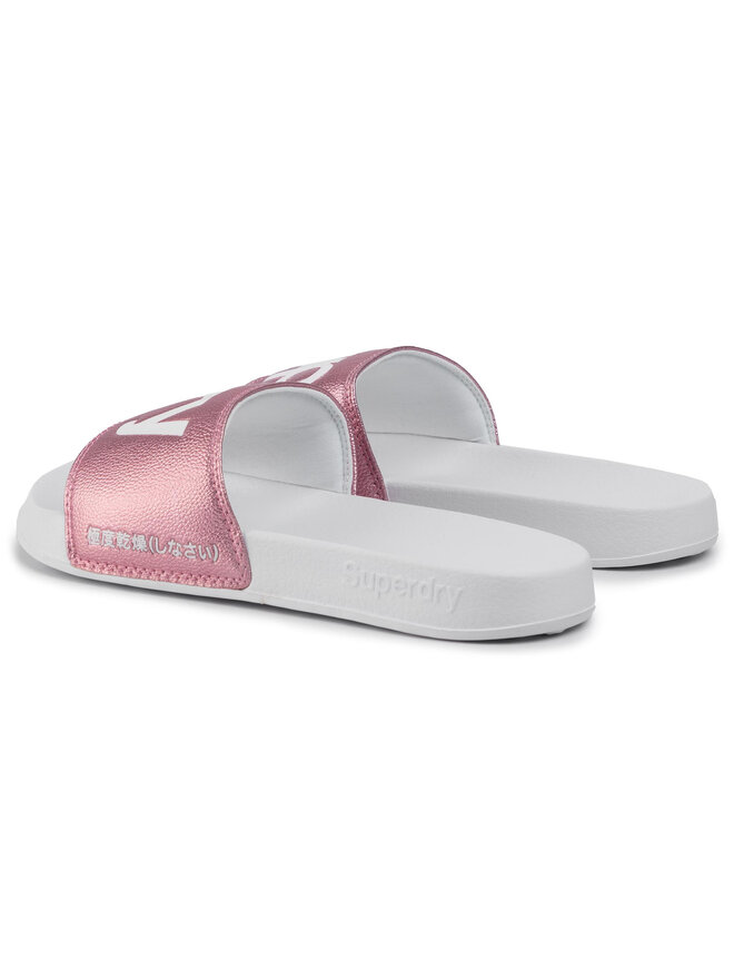 Superdry Шльопанці Superdry Colour Change Pool Slide WF300002A Рожевий