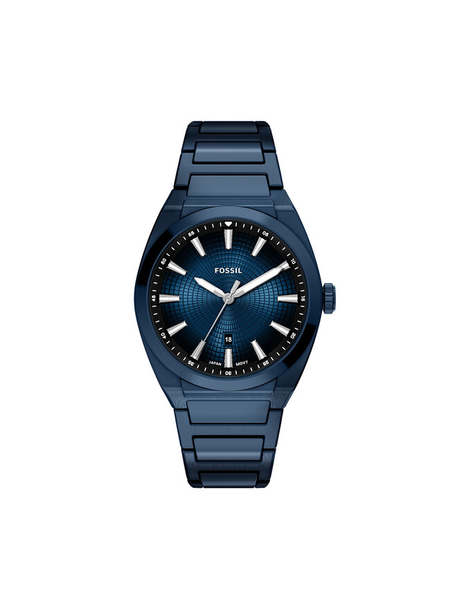 Fossil Uhr Fossil Everett FS6169 Dunkelblau
