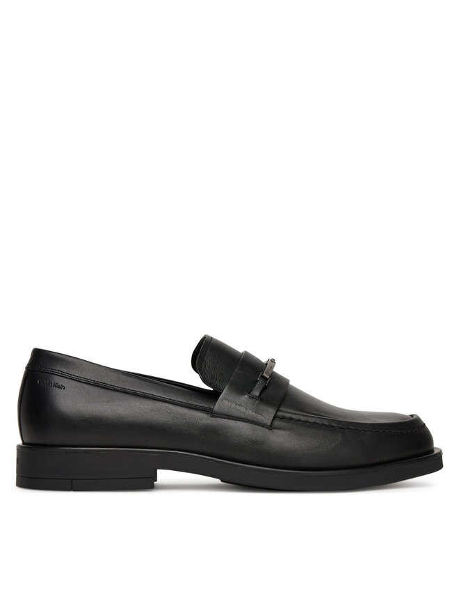 Calvin Klein Slipper Calvin Klein Flex Dress Loafer W/Bit Lth HM0HM01894 Schwarz