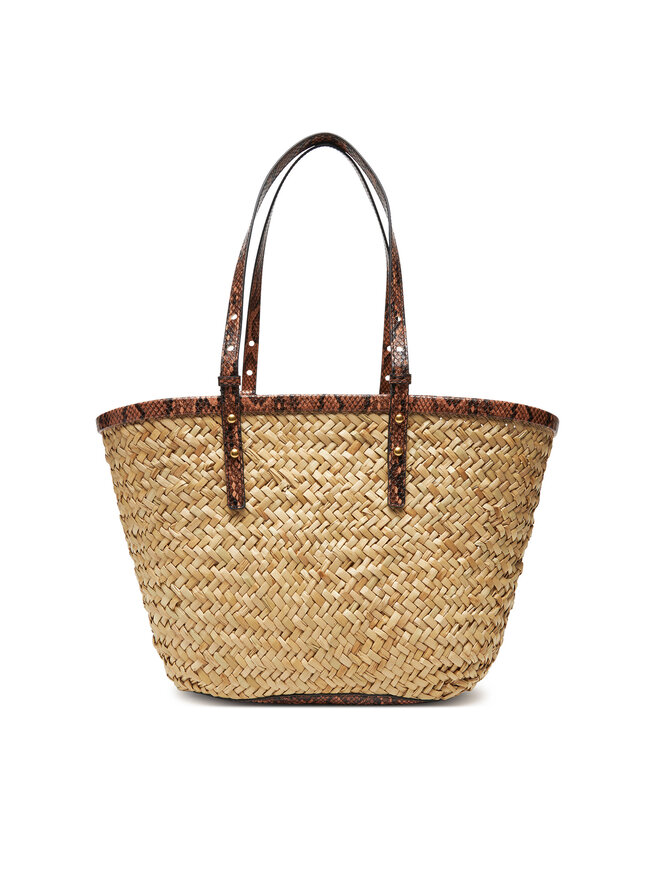 PINKO Handtasche PINKO Love Summer Basket PE 25 PLTT 103324 A2GO Beige