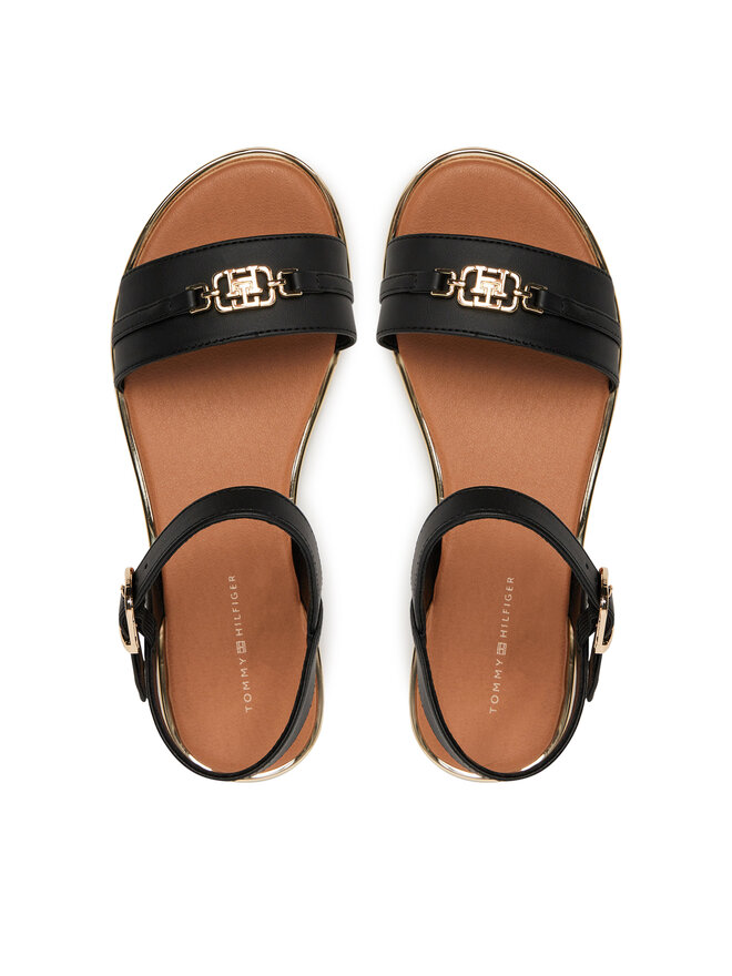 Tommy Hilfiger Sandały Tommy Hilfiger T3A2-33778-0326 S Czarny
