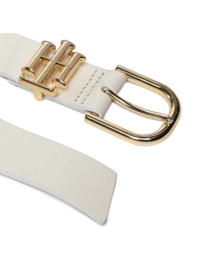 Tommy Hilfiger Moteriškas Diržas Tommy Hilfiger Th Lux 3.0 AW0AW10984 Balta