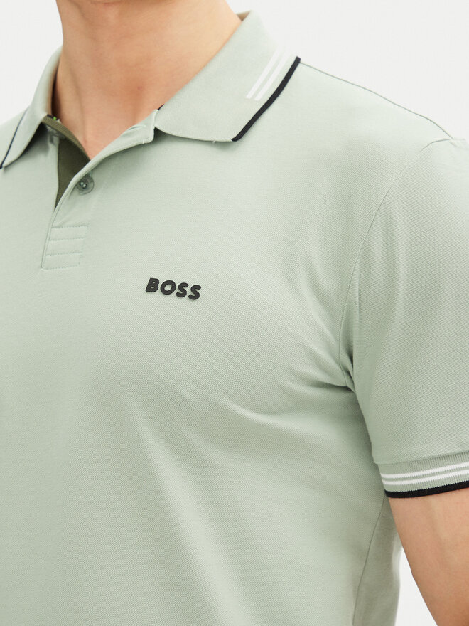 BOSS BOSS Poloshirt Paul 50506193 Grün Slim Fit