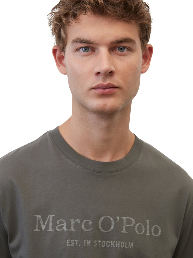 Marc O'Polo Marc O'Polo Marškinėliai B21201251052 Pilka Regular Fit