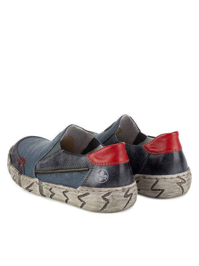 Rieker Pantofi Rieker L0359-12 Albastru