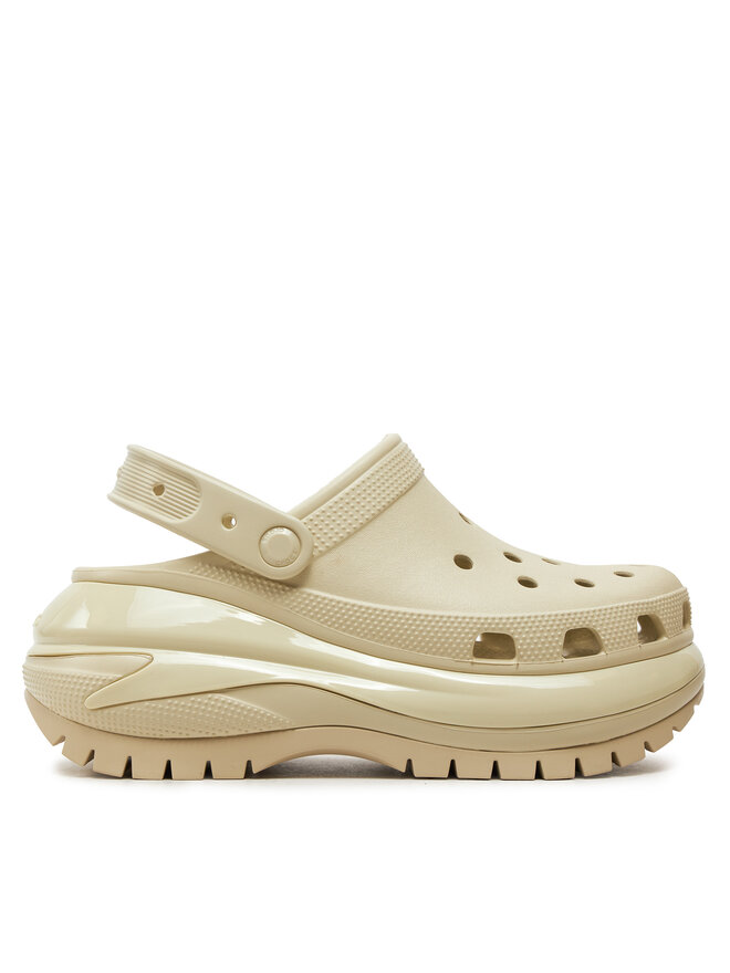 Crocs Чехли Crocs Classic Mega Crush Clog 207988 Бежов