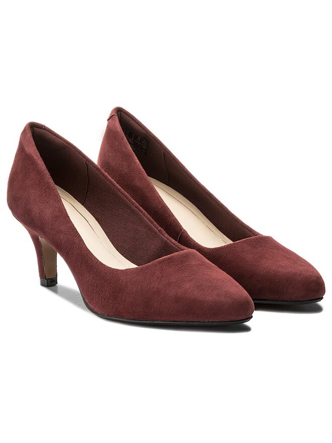 Talons aiguilles Clarks Isidora Faye 261267214 Bordeaux chaussures