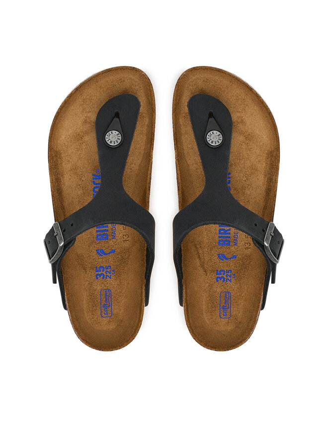 Birkenstock Zehentrenner Birkenstock Gizeh SFB LENB 1019015 Schwarz