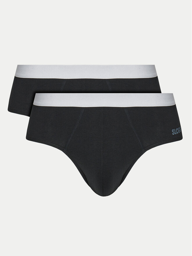 Sloggi Sloggi Pack de 2 slips 10217985 Negro
