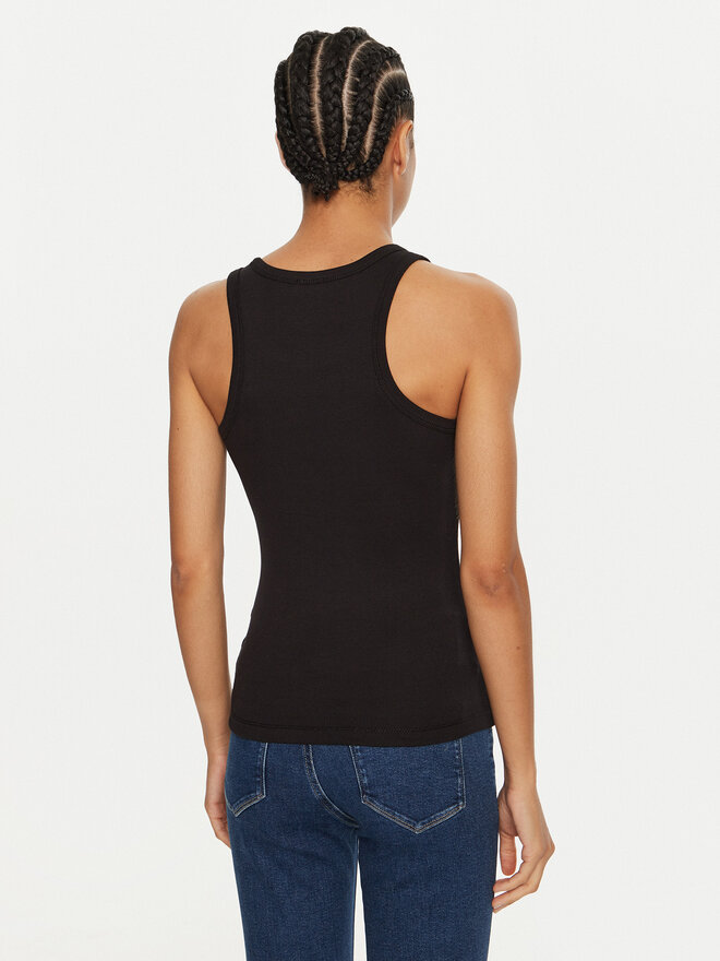 Calvin Klein Calvin Klein Топ Graphic K20K208065 Чорний Slim Fit