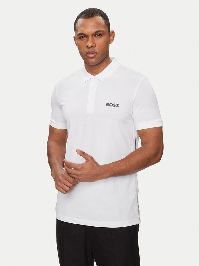 BOSS Boss Poloshirt Paule 50512789 Weiß Slim Fit