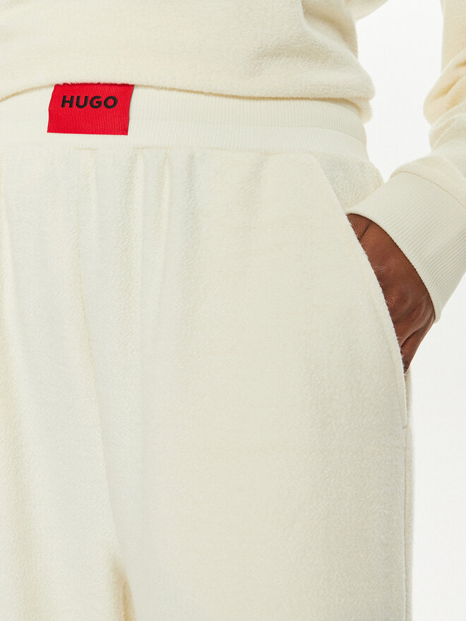 HUGO Hugo Pyjamahose Snoozie 50523406 Écru Regular Fit
