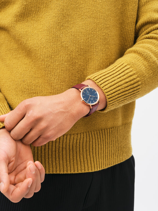 Daniel Wellington Zegarek Daniel Wellington Classic Multi-Eye St Maves Arctic DW00100708 Brązowy