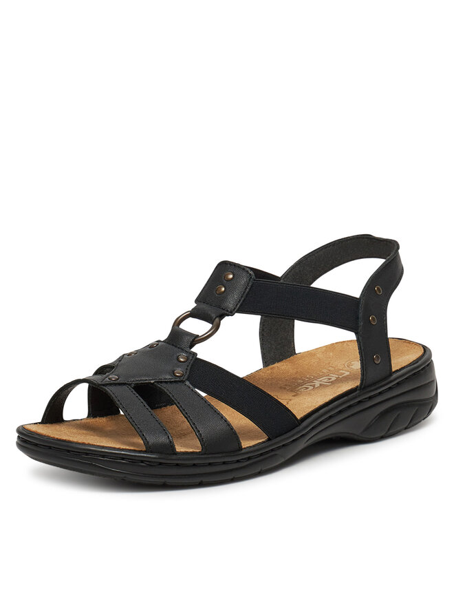 Rieker Sandales Rieker 64574-00 Melns