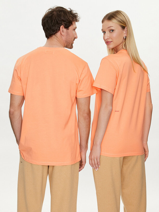 Pangaia Pangaia Majica Tropics 365 Midweight Oranžna Regular Fit