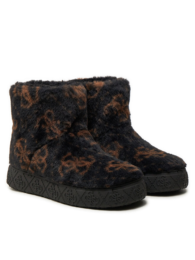 Guess Bokacsizma Guess United FLFUTD FUR10 Fekete