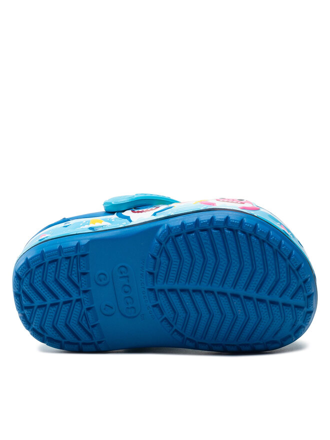 Crocs Iešļūcenes Crocs Crocsflbaby Shark Band Clog T 207066 Zils