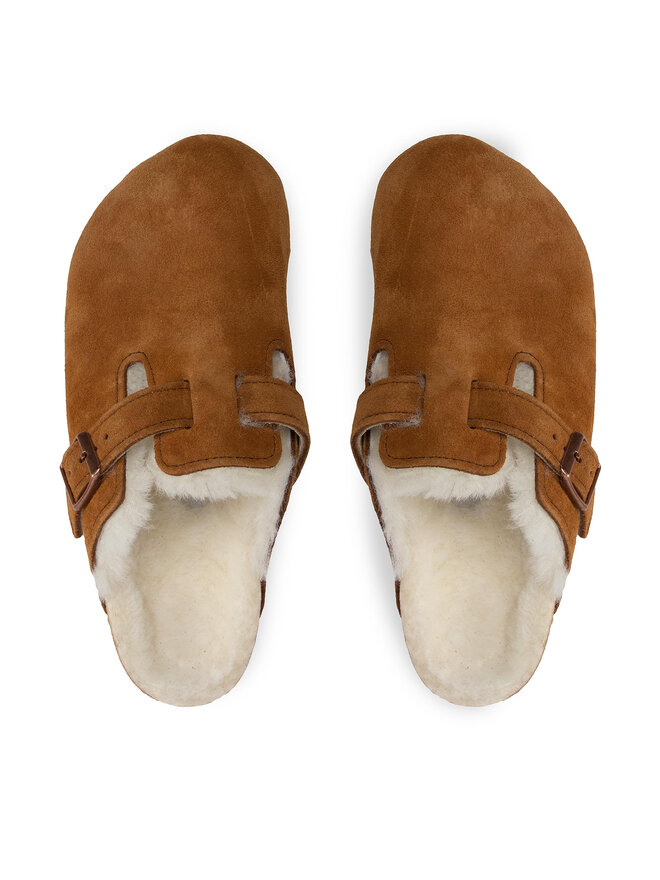 Birkenstock Шльопанці Birkenstock Boston Vl/Sheraling 1001141 Коричневий