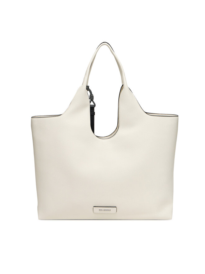 KARL LAGERFELD Ročna torba KARL LAGERFELD A3W30096 Bela