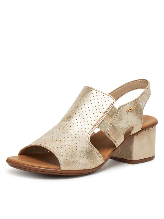 Rieker Sandale Rieker 64665-60 Auriu