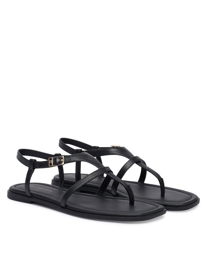 Tommy Hilfiger Sandalen Tommy Hilfiger Th Buckle FW0FW09367 Schwarz