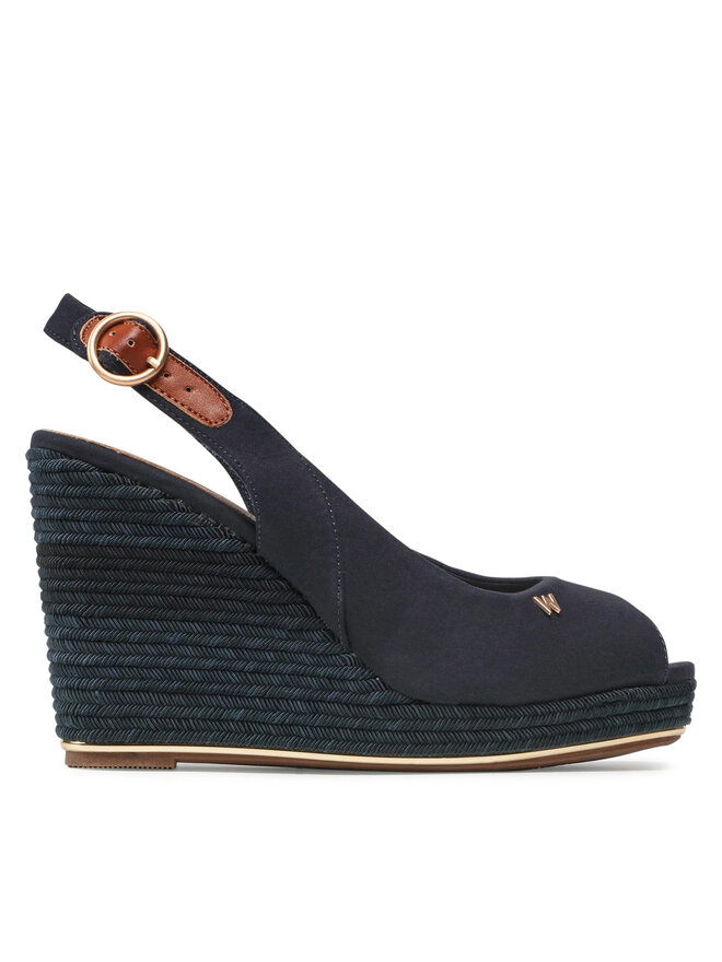 Wrangler Espadrilky Wrangler Reval WL21680A Tmavomodrá