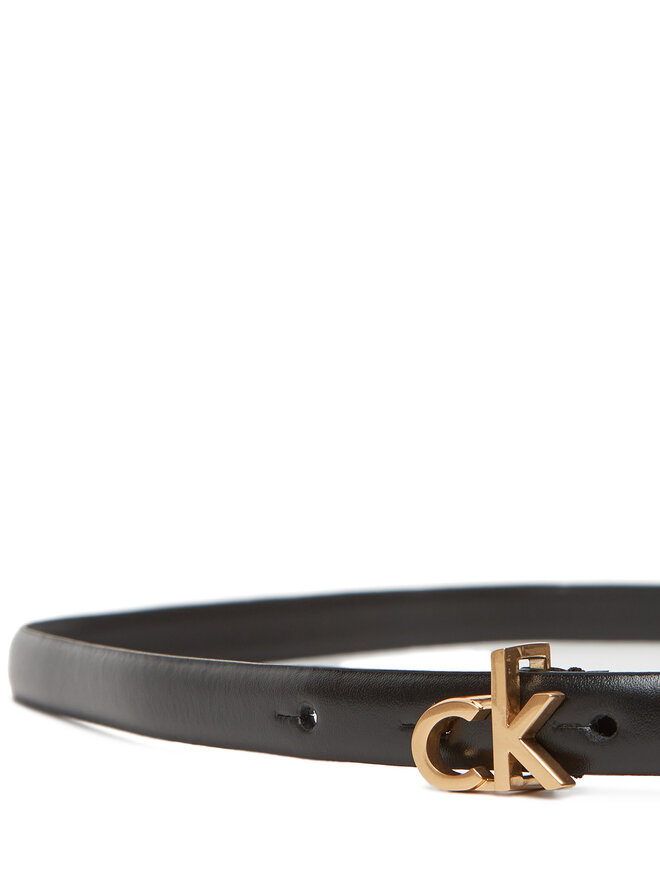 Calvin Klein Ζώνη Γυναικεία Calvin Klein Ck Buckle Skinny Belt 15Mm LV04F7034G Μαύρο
