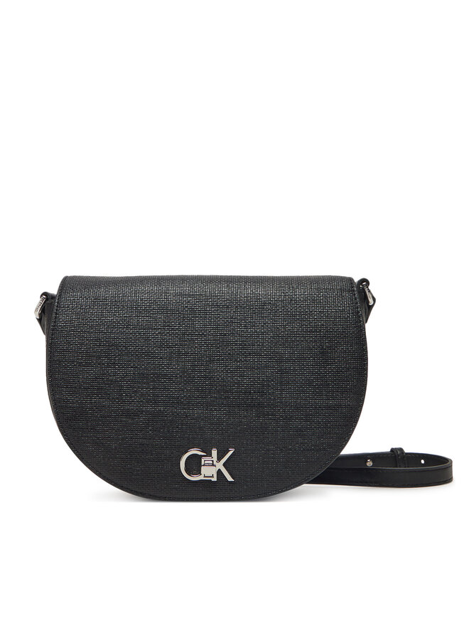 Calvin Klein Τσάντα Calvin Klein Ck Hw Crossbody Saddle Bag_Tex K60K613233 Μαύρο