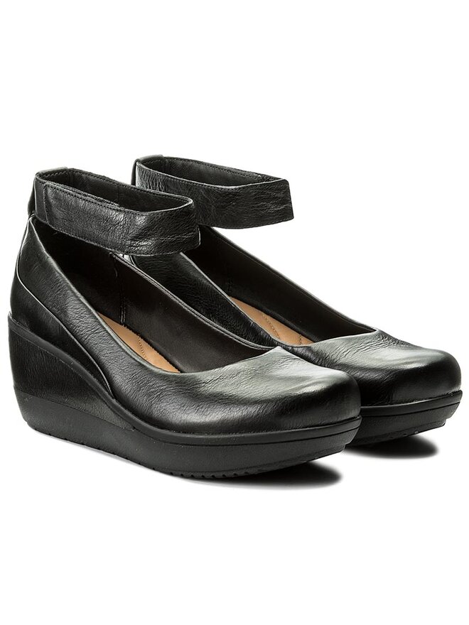 Zapatos hasta el tobillo Clarks Wynnmere Fox 261284244 Negro zapatos.es