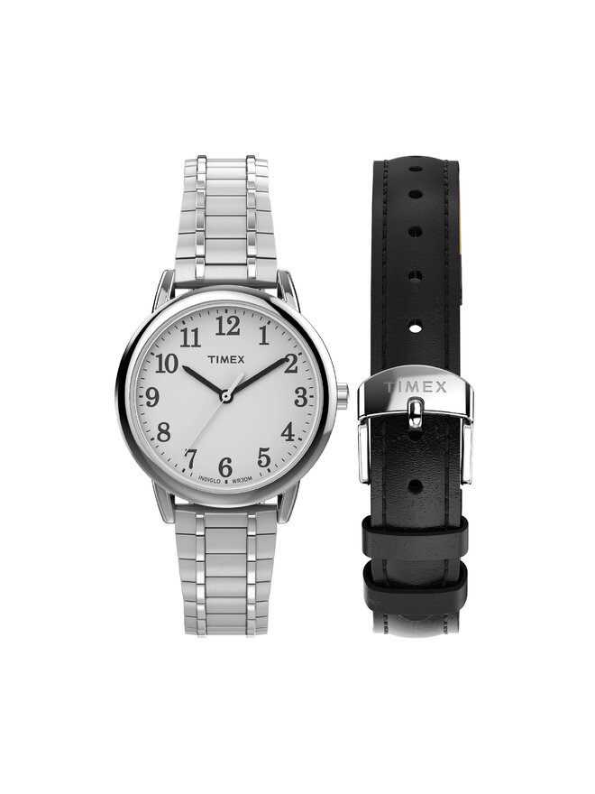 Timex Zegarek Timex Easy Reader Classic TWG063000 Srebrny