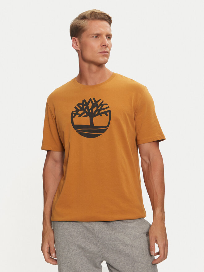 Timberland Timberland Póló TB0A2C2R Barna Regular Fit